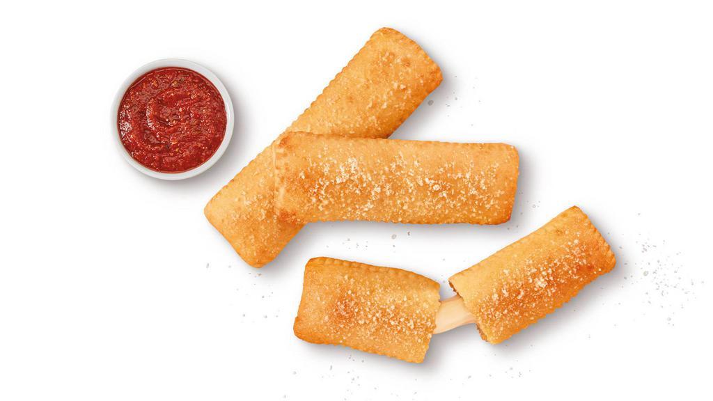 Stuffed Crazy Bread™ · Three pieces of our famous Crazy Bread® stuffed with Cheese, plus Crazy Sauce® (980 Cal)