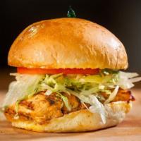 Char-Broiled Chicken Sandwich · Lettuce, tomato, & Red Ranch sauce.