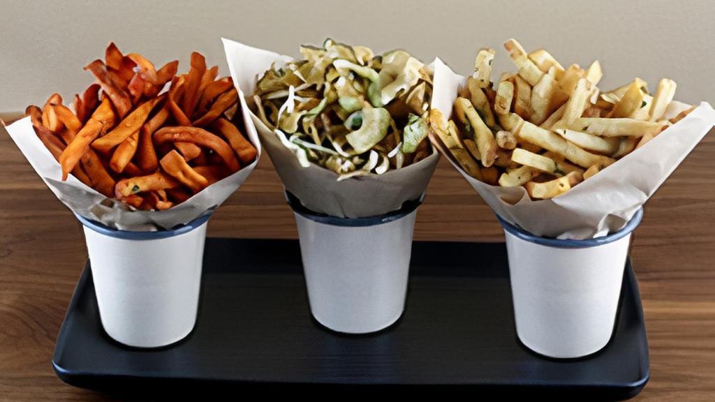 The Fry-Fecta · All Three Fries