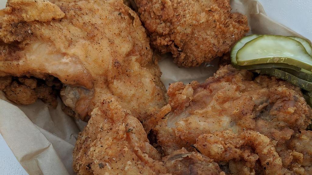 Fried Chicken By The Piece - 3 pc · Breasts, Thighs, Drums, Wings