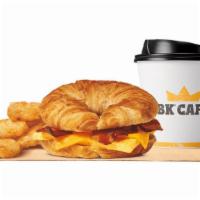 Bacon & Egg Croissan'Wich Meal · 