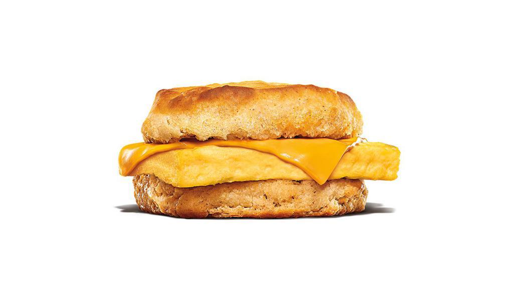 Egg & Cheese Biscuit · Rise and shine with our Egg & Cheese Biscuit. Fluffy eggs and creamy American cheese are layered carefully between one of our warm buttermilk biscuits.
