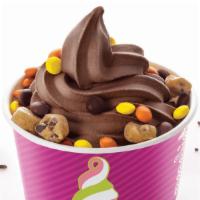Chocolate Froyo · Milk Chocolate Mania frozen yogurt. Lowfat. Gluten free. Contains milk. Contains live & acti...