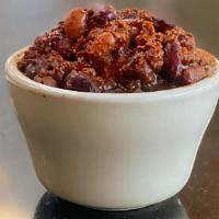 Cup 'O' Chili · Superburger sweet-n-spicy bbq burger and bean chili (no charge to add Shredded cheese and ch...