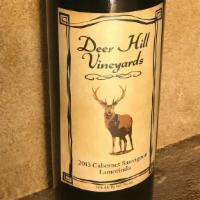 2013 Deer Hill Cabernet – Estate · Our estate grown cabernet sauvignon is our flagship wine. The warm days and cool nights of t...