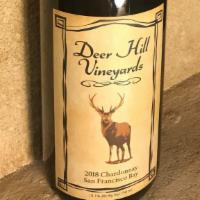 2018 Deer Hill Chardonnay – San Francisco Bay · Our chardonnay opens with bright tropical fruit aromas that lead in to notes of soft oak and...