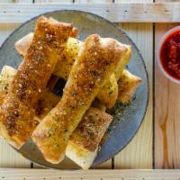 Cheese Bread Sticks · Sticks of fluffy bread. great as a snack or for dipping.