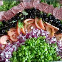 Antipasto Salad (1/2 Pan) · Serves 6-8.