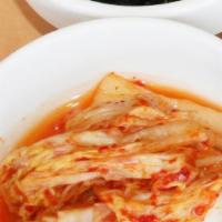 Selection of Kimchi · A popular Korean side dish made with fermented napa cabbage, red pepper, garlic, and more fo...
