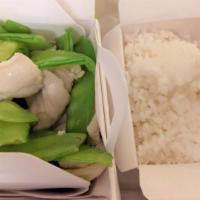 208. Chicken with Snow Peas · 