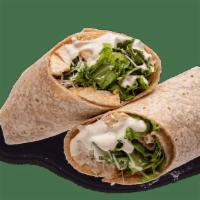  Grilled Chicken Caesar Wrap · Grilled chicken, Parmesan Cheese, Caesar Dressing, and your choice of additional Toppings wr...