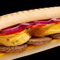 Turkey Sausage, Egg And Cheese · Turkey sausage, egg and your choice of cheese - all grilled to perfection on your choice of ...