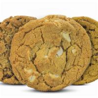 Jumbo Cookie · Satisfy your sweet tooth with one of our fresh baked jumbo cookies.