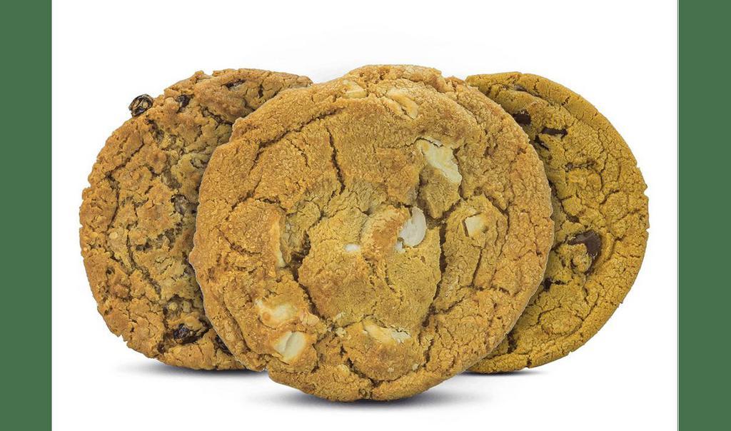 Jumbo Cookie · Satisfy your sweet tooth with one of our fresh baked jumbo cookies.