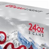 Coors Light 3 pack cans  · 