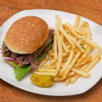 Gyro Burger · Choice of chicken or lamb gyro. Served with fries.
