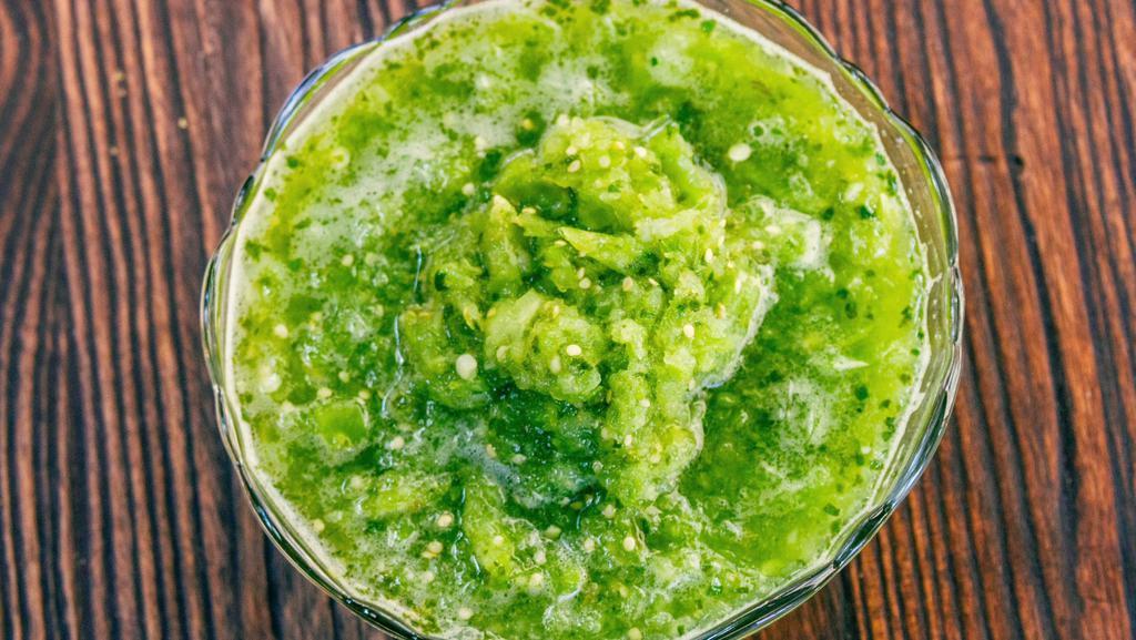Don Pisto's Green Salsa · Served with 1 bag of chips