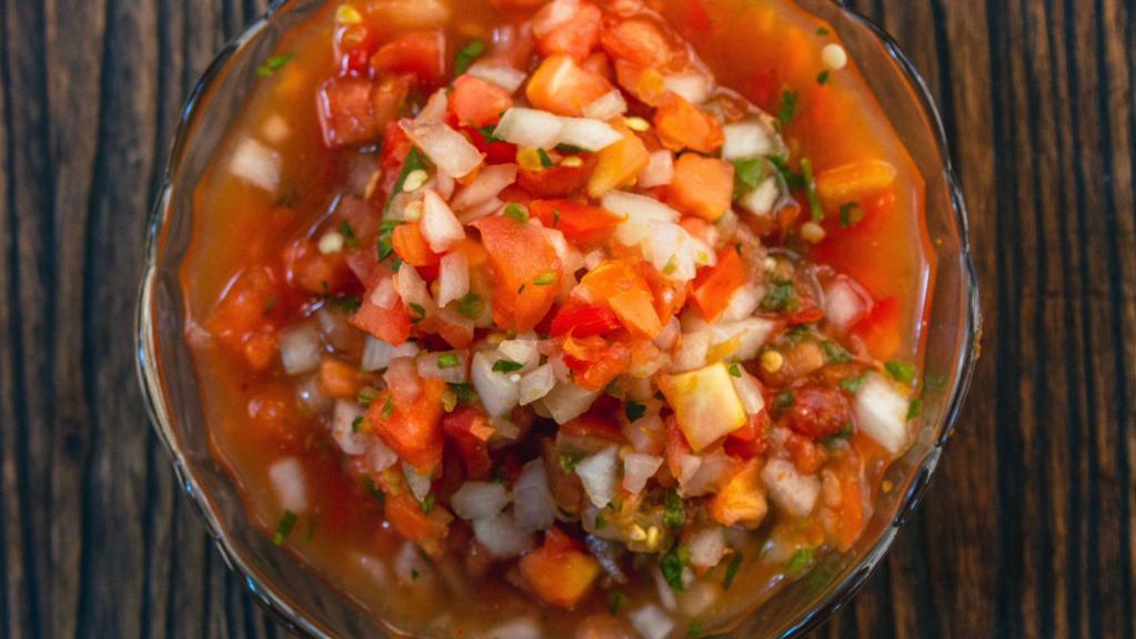 Pico De Gallo · served with 1 bag of chips