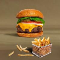 Cheese Fever Burger · Classic house-made cheeseburger with 1/3 lb. beef patty, mild cheddar cheese, tomatoes, onio...