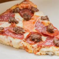 meat Lovers pizza · Pepperoni bacon salami sausage beef