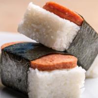 Spam Musubi (2pc)* · A Serving of Our Delicious Spam Musubis. 
(2 Musubis per order). Add Our Delicious House-mad...