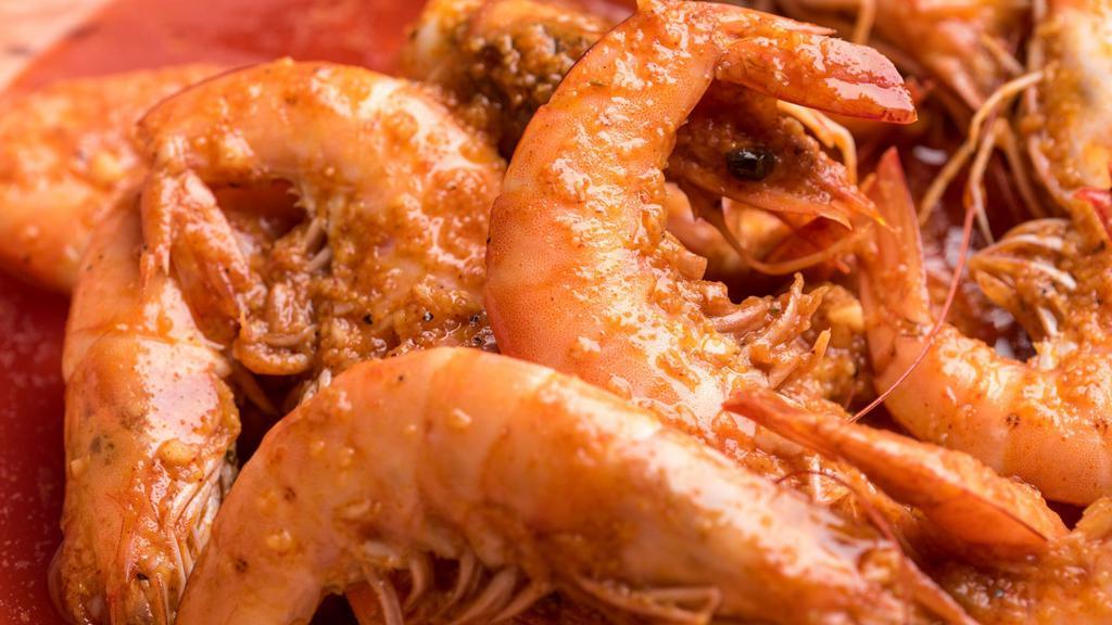 Shrimp · Priced per lb. Each order weighs 1 lb. 

Add Corn, Potato, and Sausage to Your Delicious Seafood bag! More can be added in 