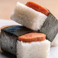 Spam Musubi (2pc) · A Serving of Our Delicious Spam Musubis. 
(2 Musubis per order) Add Our Delicious House-made...