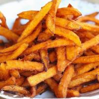 Sweet Potato Fries · A Serving of Delicious Sweet Potato Fries.

Add Our Delicious House-made Aioli Sauce to dip ...