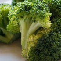 Steamed Broccoli · Serving of Steamed Broccoli.