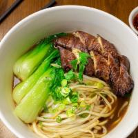 Spicy Large Pork Intestine Noodle · Spicy.