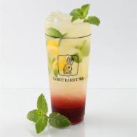 E. Queen of Hearts Mojito · Green Tea with fresh mint leaves and fruits

-No Sweetness adjustment