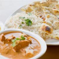 Butter Chicken Curry-Creamy-Chk Thigh meat  · Sorry chicken prices are out the roof 
Boneless tandoori chicken (dark meat) simmered in a m...