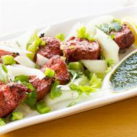 Chicken Tikka Kebab(med to Spicy only) · 5 Pieces of Kebab chicken boneless
NO MILD