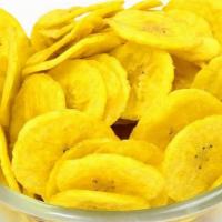 GSS - Nendiram Banana Chips · Weight: 250 gms

Ingredients: Raw Banana, Chilli Powder, Refined Groundnut Oil and Salt