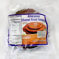 GSS - Athirasam · Weight: 250 gms

No of pieces : 5

Ingredients: Rice Powder, Sugar, Jaggery, Refined Groundn...