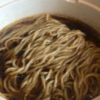 Kid Ramen · 16oz of veggie broth and one serving of house made noodles (served hot)
Broth is COLD- pleas...