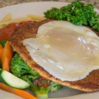 Veal Parmigiana · Lightly breaded - with marinara and provolone.