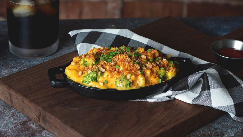 Mac & Cheese with Garlic and Broccoli · Elbow macaroni with our classic cheese blend, garlic, and broccoli.