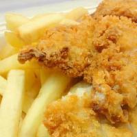 Fried Fish · Comes with fries.