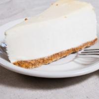 Cheese Cake · New York Style- All natural rich and creamy! -Baked into buttery graham cracker crust. Aller...