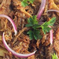 Pulled Pork Stoner Frjtz · Pulled pork stoner frjtz. Loaded frjtz with low and slow-cooked pulled pork, tossed in a bbq...