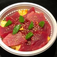 Tekka Plate · Sliced tuna served over sushi rice