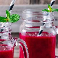 Beetroot Cleanse · Beetroot, orange juice,spinach, ginger and cilantro