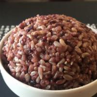 Purple Rice · Black rice, brown rice,  organic glutinous millet.
