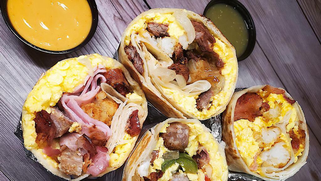 Build Your Own Breakfast Burrito · Build your burrito just how you like it.