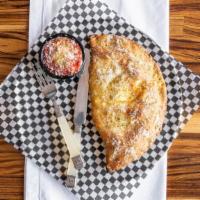 Calzone · Starts With Mozzarella, Ricotta, Parmesan. All Calzones Have Parmesan, Oil and Oregano.