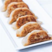 The Sweet Potato Potsticker · Gluten-free potstickers filled with sweet potato, fresh garlic, and fresh ginger. Pan fried ...