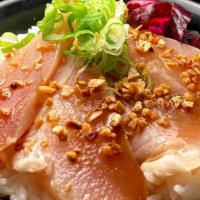 White Tuna Don (Large) · White Tuna Sashimi over Rice