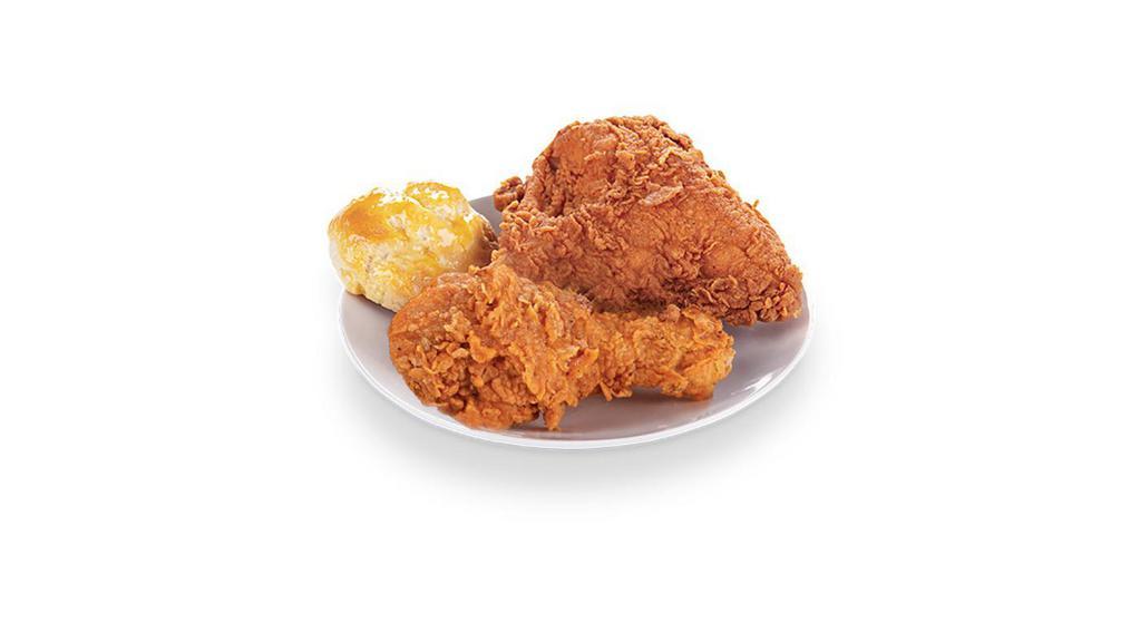 Mixed Meat Chicken Meal · Meal includes one honey butter biscuit.