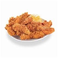 Cajun Tenders (12 Pcs) · Served with honey mustard or BBQ sauce